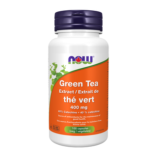 Now Green Tea Extract 400 mg 100 Veggie Caps