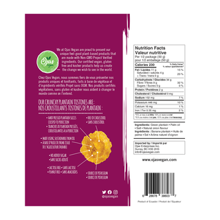 Ojas Vegan Plantain Tostones Onion 100g