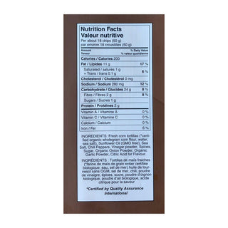 Alba Lisa Organic Tortilla Chips Ranchero 220g