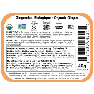 VerMints Mints Ginger 40g