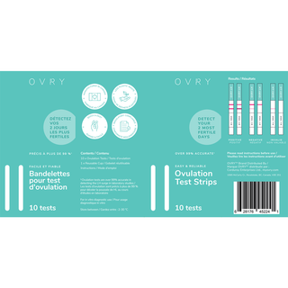 Ovry Ovulation Test Strips 10 Counts