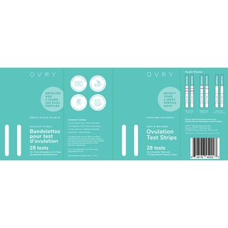 Ovry Ovulation Test Strips 28 Counts