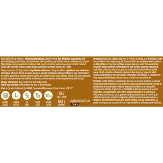 Awake Chocolate Bar Caramel 33g
