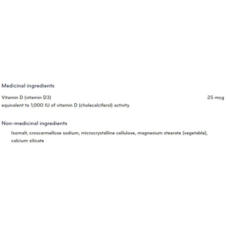 Sisu Vitamin D 1000 IU 400 Tablets