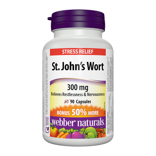 Webber Naturals St. John's Wort 300mg 60+30 Capsules