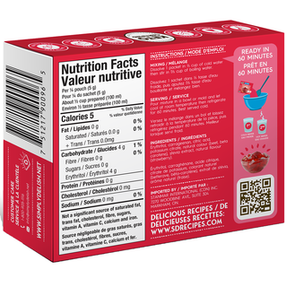 Simply Delish Plant Based Jel Strawberry 20g