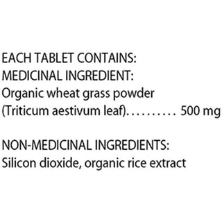 Flora Organic Wheat Grass 90 Tablets
