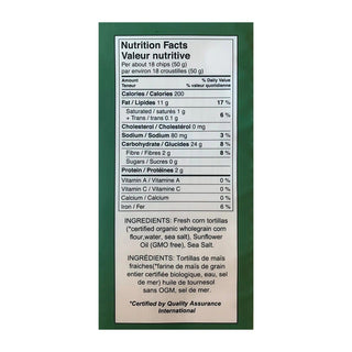 Alba Lisa Organic Tortilla Chips Traditional 220g
