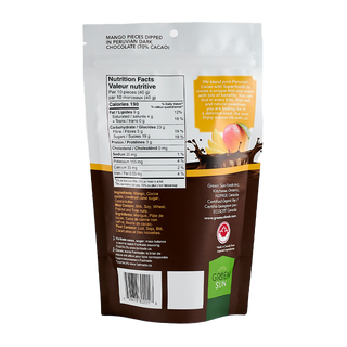 Green Sun Mango Dark Chocolate Covered 91g