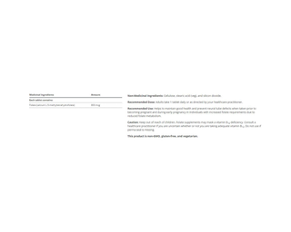 Metagenics Fola Pro 120 Tablets