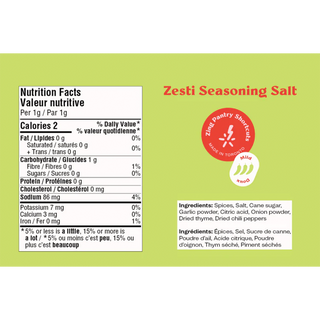 Zing Zesti Spiced Seasoning Salt 100g