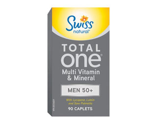 Swiss Total One Multi Vitamin & Mineral Men 50+ 90 Caplets