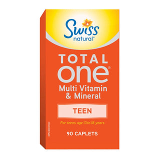 Swiss Total One Multi Vitamin & Mineral Teen 90 Caplets