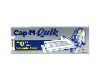 NOW Cap.M.Quik Size '0' Capsule Filler (TAMPER NOT INCLUDED)