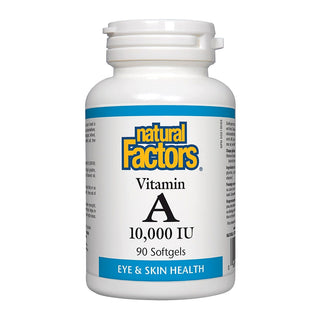 Natural Factors Vitamin A 10,000 IU 90 Softgels