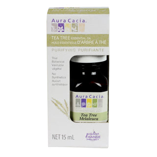 Aura Cacia Tea Tree Oil Boxed 15mL