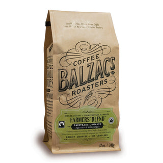 Balzac's Coffee Organic Coffee Bean Marble Roast Farmers' Blend 340g