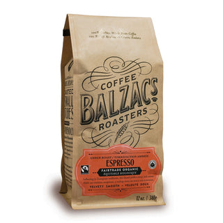 Balzac's Coffee Organic Coffee Bean Amber Roast Espresso Blend 340g