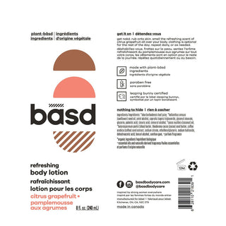 basd Body Lotion Citrus Grapefruit 240mL