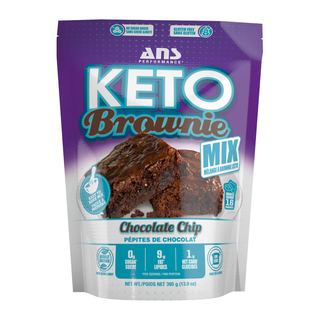 ANS Performance Keto Brownie Mix Chocolate Chip 395g