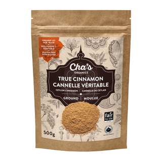 Cha's Organics True Cinnamon Ground 500g