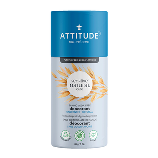 Attitude Deodorant Baking Soda Free Unscented 85g