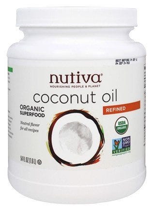 Nutiva Coconut Oil Refined 1.6L