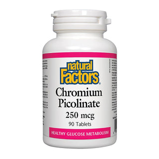 Natural Factors Chromium Picolinate 250mcg 90 Tablets