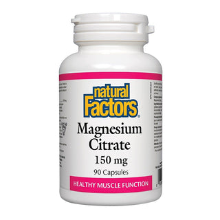 Natural Factors Magnesium Citrate 150mg 90 Capsules