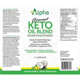 Alpha Gourmet Keto Oil Blend 1L