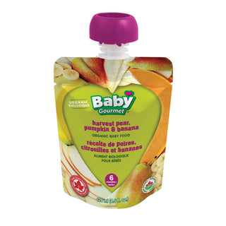 Baby Gourmet Harvest Pear Pumpkin & Banana Organic 128mL