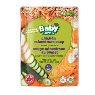 Baby Gourmet Chicken Minestrone Soup Organic 128mL