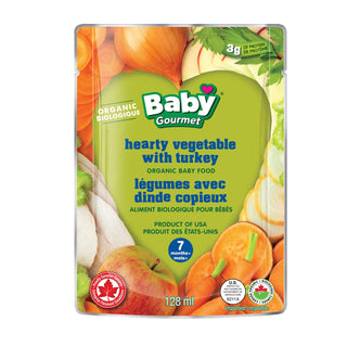 Baby Gourmet Hearty Vegetables With Turkey Organic 128mL