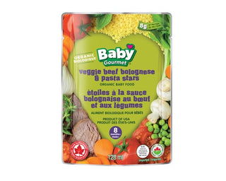 Baby Gourmet Veggie Beef Bolognese & Pasta Stars Organic 128mL