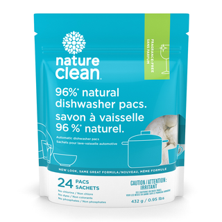 Nature Clean Dishwasher Pacs 24 Pacs