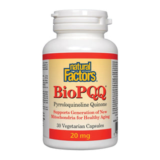 Natural Factors Bio PQQ 20mg 30 Veggie Caps