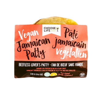 Choose Life Foods Vegan Jamaican Patty Beefless Mild 130g