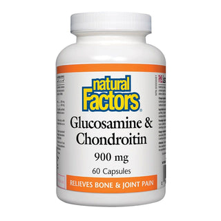 Natural Factors Glucosamine & Chondroitin 900mg 60 Capsules