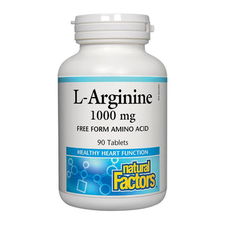 Natural Factors L-Arginine 1000mg 90 Tablets