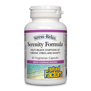 Natural Factors Stress-Relax Serenity Formula 60 Veggie Caps