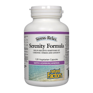 Natural Factors Stress-Relax Serenity Formula 120 Veggie Caps