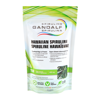 Gandalf Hawaiian Spirulina 400mg 150 Veggie Caps