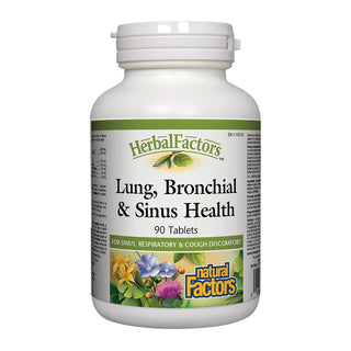 Natural Factors Lung, Bronchial & Sinus Health 90 Tablets