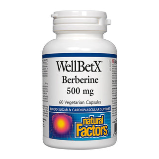 Natural Factors WellBetX Berberine 500mg 60 Veggie Caps