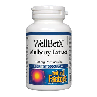 Natural Factors WellBetX Mulberry Extract 100mg 90 Capsules