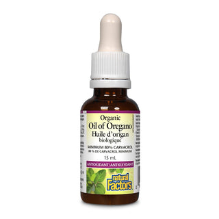 Natural Factors Oil of Oregano Organic 15mL