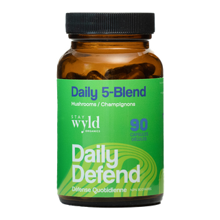 Stay Wyld Organics Daily Immunity Mushroom 5-Blend 90 Capsules