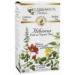 Celebration Herbals Hibiscus with Organic Twist 24 Tea Bags