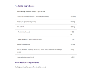 Bioclinic Mitochondrial Formula 72g