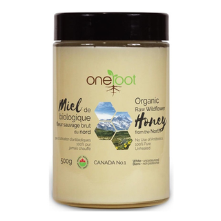 oneroot Organic Raw Wildflower Honey 500g